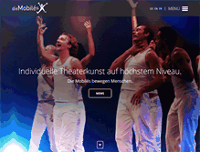 Tablet Screenshot of mobile-theater.de